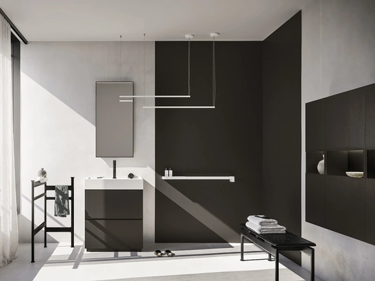 Mobile da Bagno a terra Code 03 in laccato di Arbi