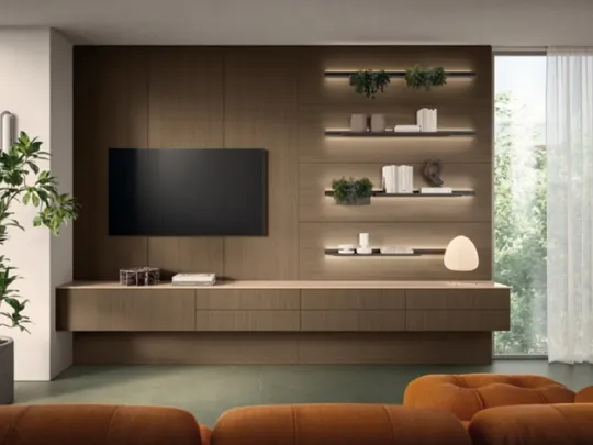 Parete Attrezzata Living Essenza 01 di Scavolini