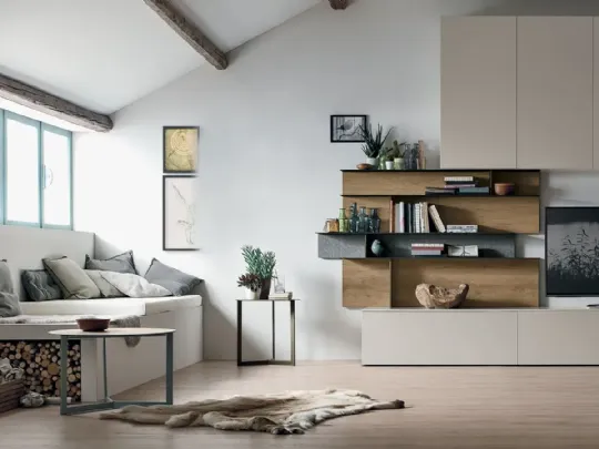 Parete Attrezzata Atlante UNIT AT132 di Tomasella