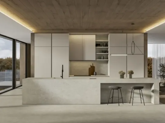Cucina Moderna con isola Gea 01 di Arrex