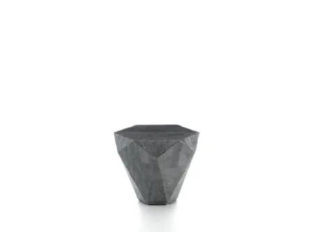 Tavolino Diamond Small in pietra fossile di Stones