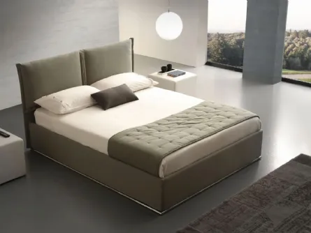 Letto in tessuto imbottito Asia di Ergogreen