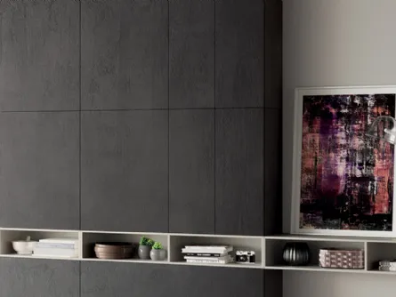 Parete Attrezzata Living Mood in Biomalta Shanghai di Scavolini