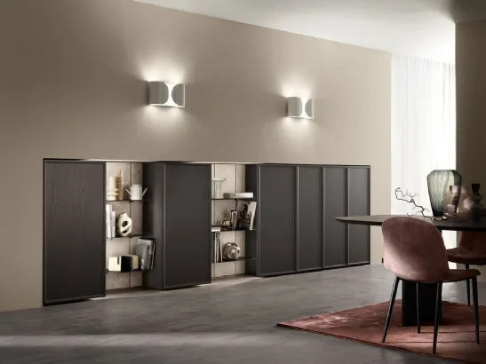 Parete Attrezzata Living Poetica 03 di Scavolini