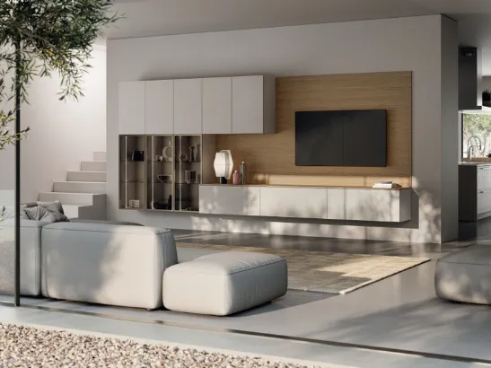 Parete Attrezzata Moda Living 01 di Scavolini