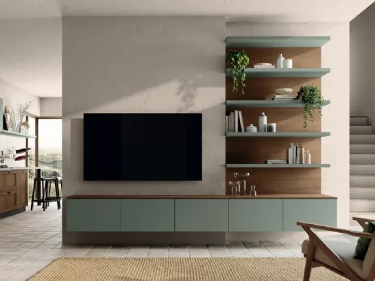 Parete Attrezzata Moda Living 03 di Scavolini