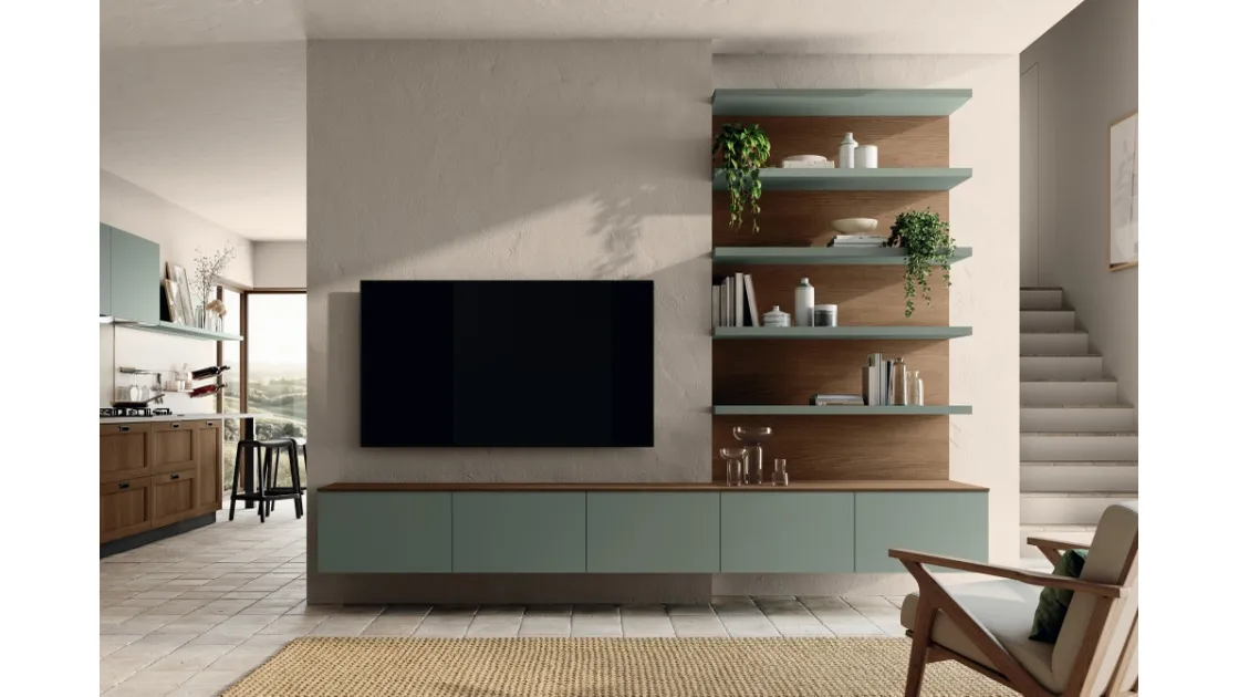 Parete Attrezzata Moda Living 03 di Scavolini