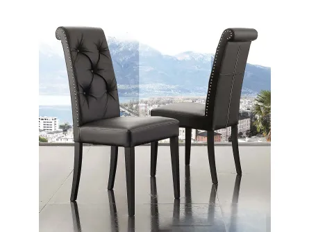 Sedia Billionaire Cool con borchie di La Seggiola