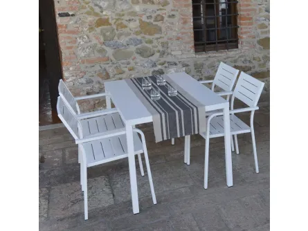 Sedia Out Metal Poltroncina in metallo zincato e verniciato di La Seggiola