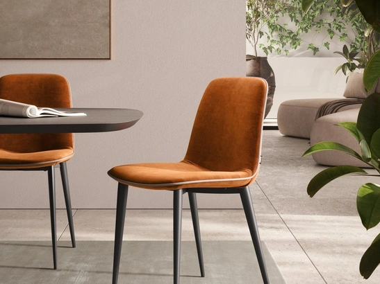 Sedia imbottita Sabrina di Scavolini