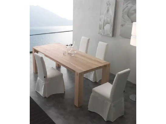 Tavolo in legno moderno allungabile Factory di La Seggiola