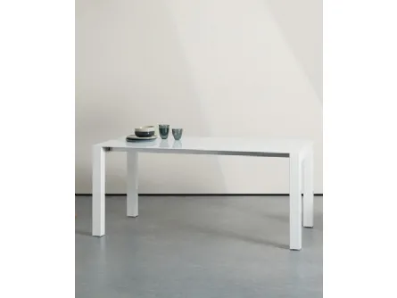 Tavolo Neal in MDF bianco di Stones