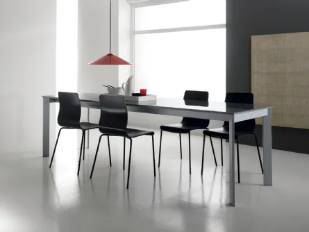 Tavolo allungabile in vetro Desko di Scavolini