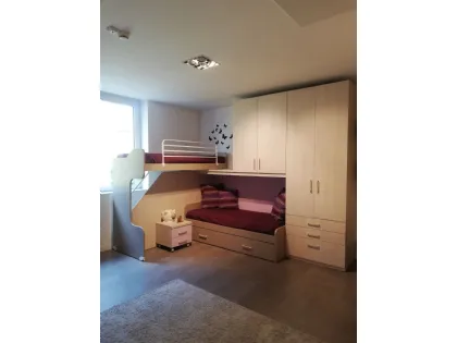 CAMERETTA A PONTE CON LETTO CASELLO SCORREVOLE PREZZO SCONTATISSIMO PROMO EXPO