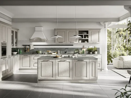 Cucina Classica angolare con isola Easy Classic 005 di Ar-due