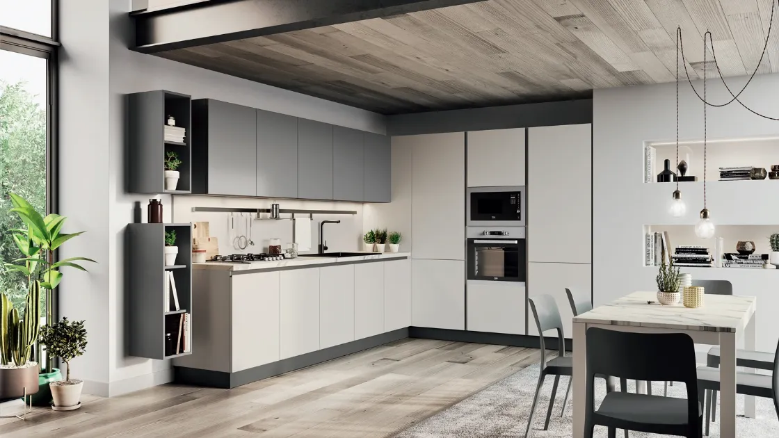Cucina Moderna ad angolo Easy 014 di Ar-due