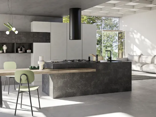 Cucina Moderna con isola Easy 009 di Ar-due