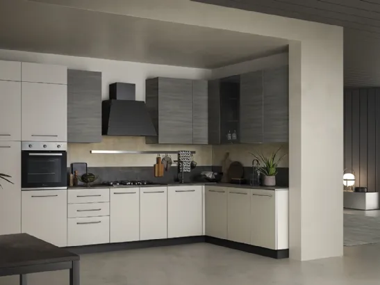 Cucina Moderna ad angolo in Pet Easy 031 di Ar-due