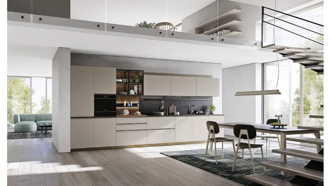 Cucina Moderna lineare K10 007 di Ar-due