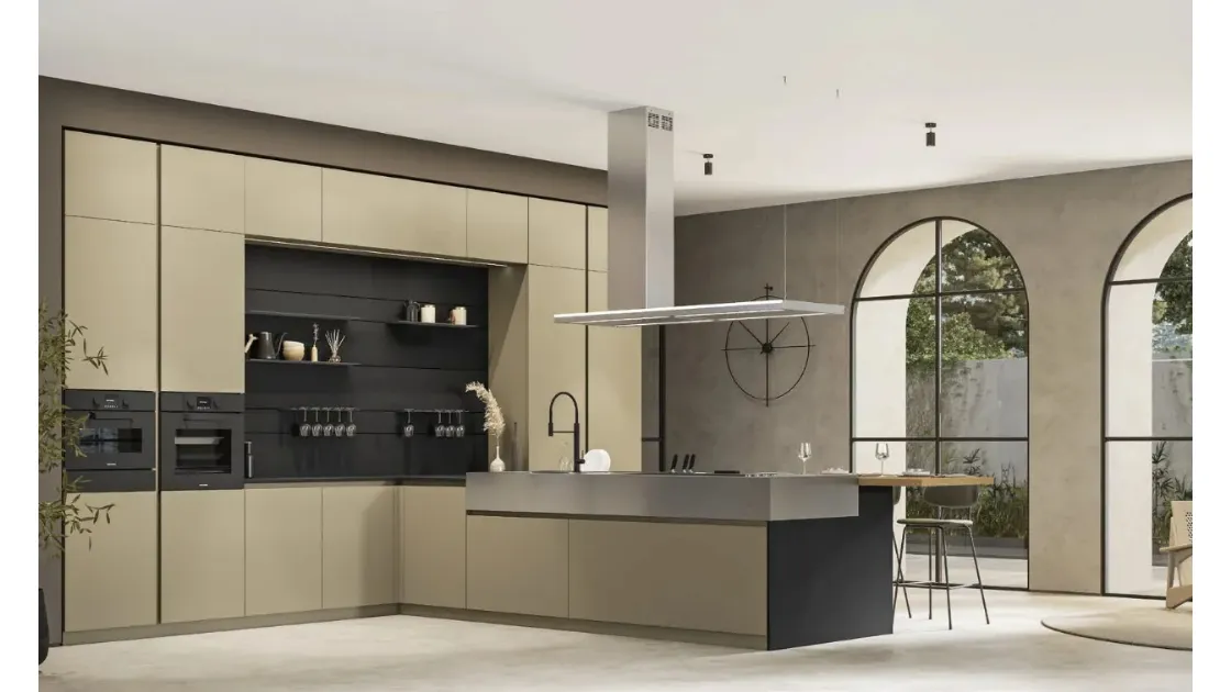 Cucina Moderna con penisola Loft 2|2 08 di Arrex