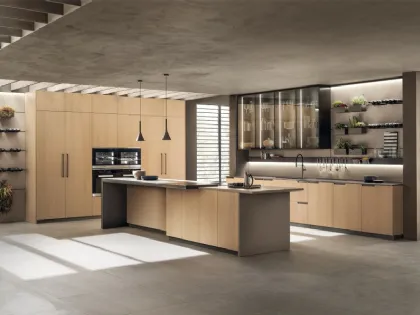 Cucina Moderna Mia 07 in Rovere Grano di Scavolini