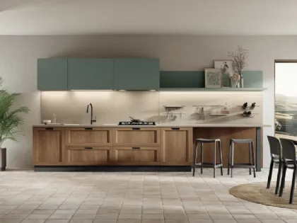 Cucina Moderna ad angolo Moda 05 di Scavolini
