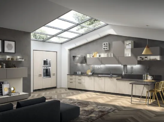 Cucina ad angolo su misura Sax 08 di Scavolini