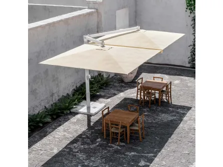 Ombrellone FLN-V in alluminio verniciato di La Seggiola