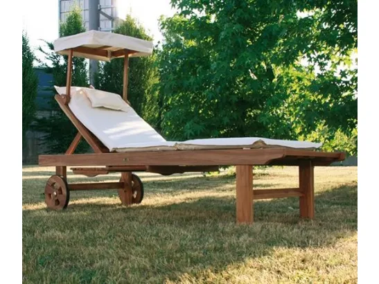 Sdraio in legno regolabile Real Bed di a Seggiola